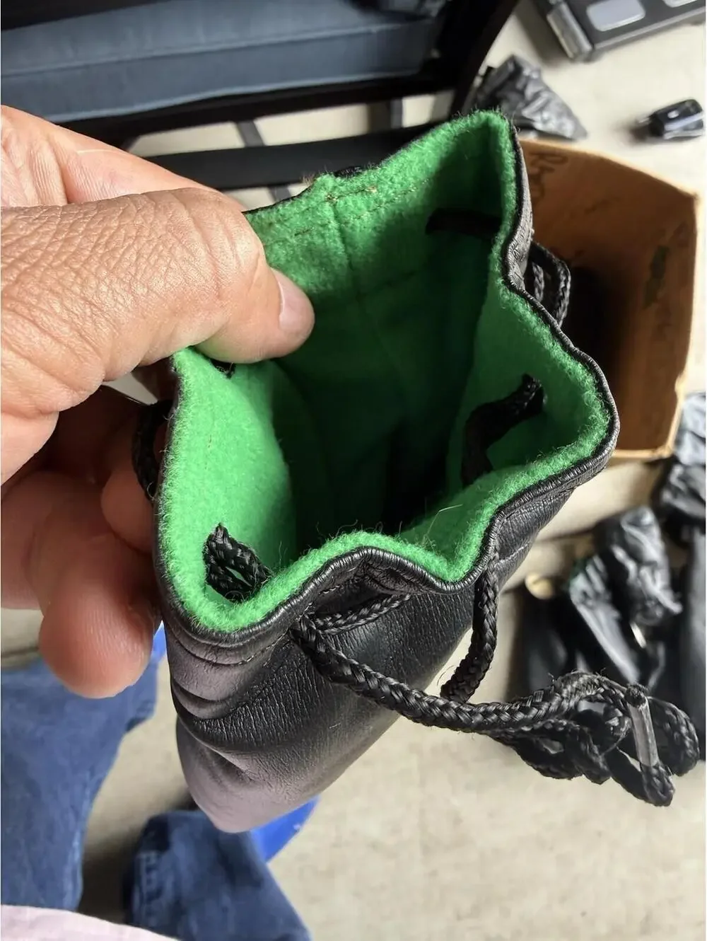 Camera Lens Pouches Lot Of 4 , Long Lens, Made In Korea